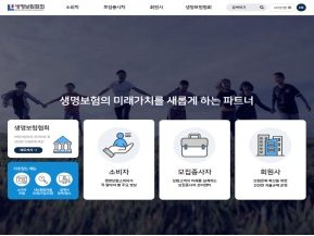 생명보험협회 인증 화면