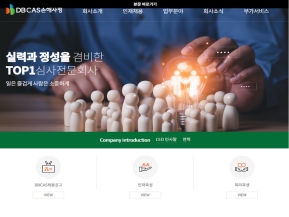 DBCAS손해사정 인증 화면